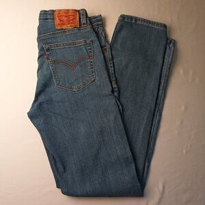 Boys Levi's 502 Taper Fit Jeans Size 18 Adjustable Waist Stretch Fabric